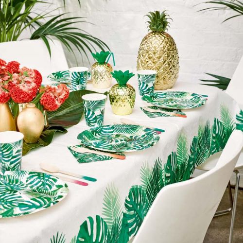 Becher Palmenblätter Tropical Fiesta (8 Stück) Talking Tables