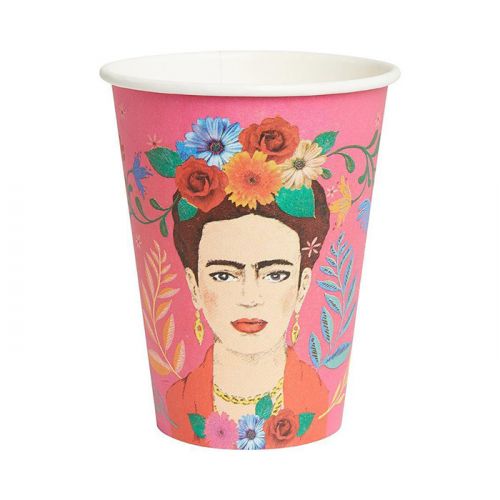 Boho bekers groot Frida Kahlo (8st) Talking Tables