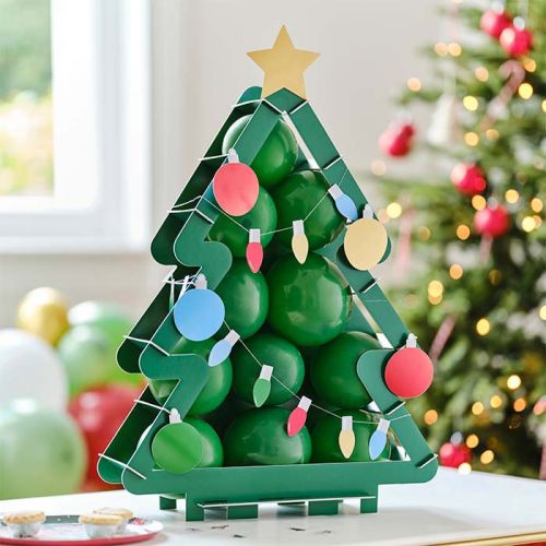 Frohes kleines Weihnachtsbaum-Ballon-Mosaik Ginger Ray