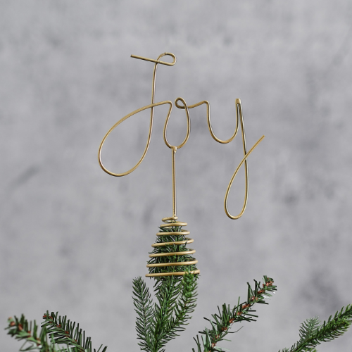 Weihnachtsbaumspitze Joy Cosy Copper Ginger Ray