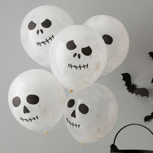 Ginger Ray Halloween-Luftballons Totenkopf