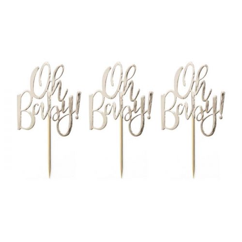 Cupcake Topper (12 Stk.) Oh Baby! Ginger Ray