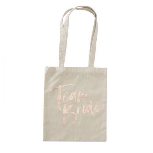 Canvas Tasche Team Bride Floral Hen Party Ginger Ray