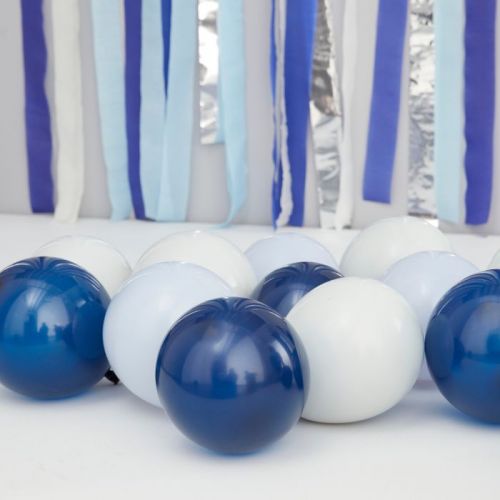 Ballonnen blue tones 13cm Ginger Ray