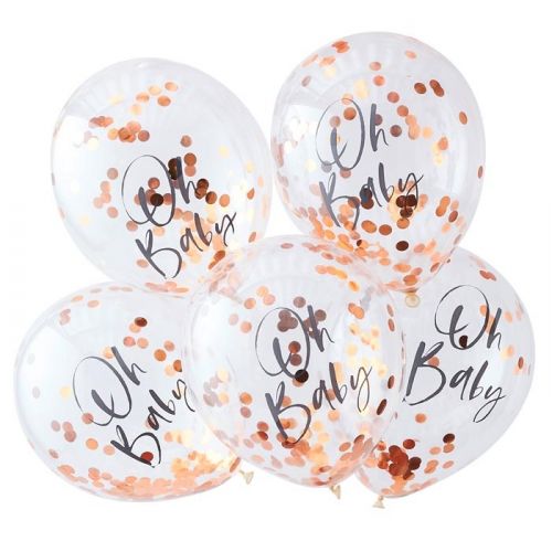Konfetti Ballons Oh Baby Twinkle Twinkle (5 Stück) Ginger Ray