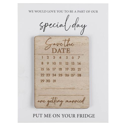Save the date Magnet Rustic Romance (10 Stück) Ginger Ray