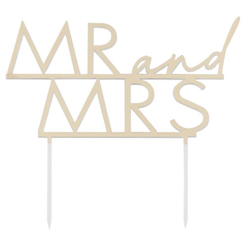 Tortenaufleger Mr und Mrs Modern Luxe Ginger Ray