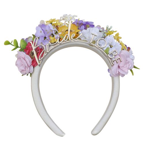 Kopfschmuck mit Blumen Bride To Be Bridal Bloom Ginger Ray