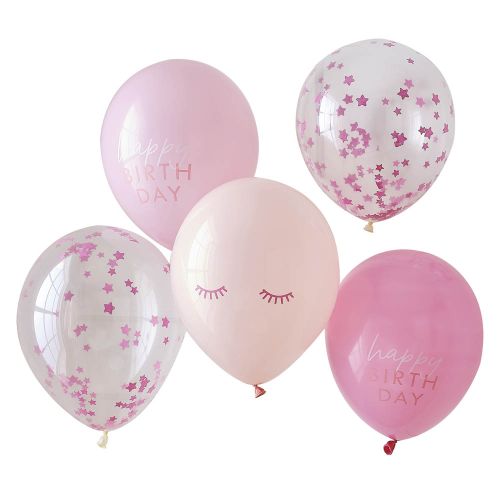 Luftballons mischen Happy Birthday Verwöhnparty Ginger Ray
