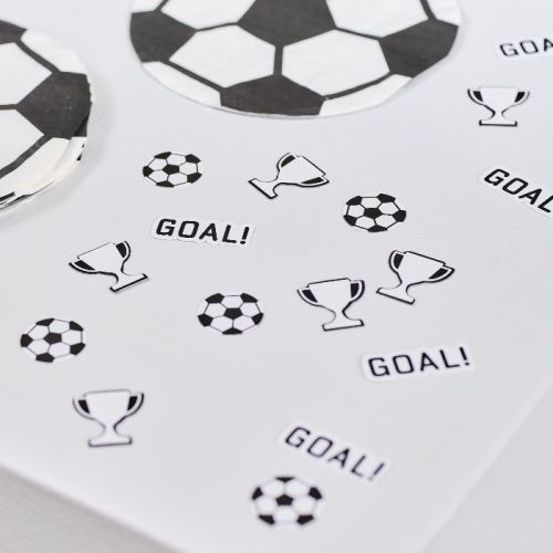 Tischkonfetti-Fußball Ginger Ray
