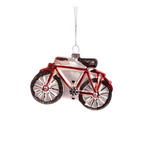Roter Fahrrad-Weihnachtsanhänger Sass & Belle