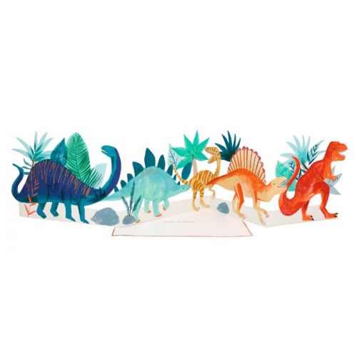 Grußkarte Dinosaurier-Königreich Meri Meri
