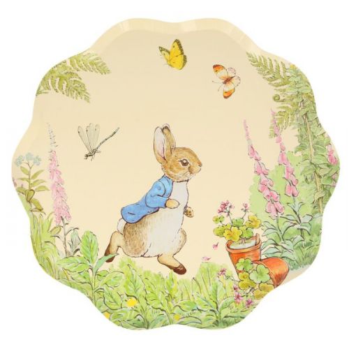 Peter Rabbit In The Garden Teller (8 Stück) Meri Meri