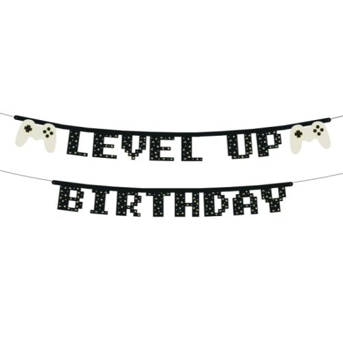 Girlande Geburtstag Level Up Party 2.5m