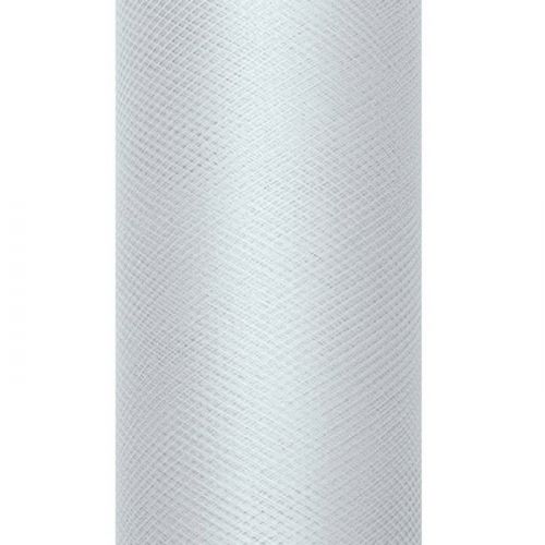 Tüll auf einer Rolle grau 15cm (9m)