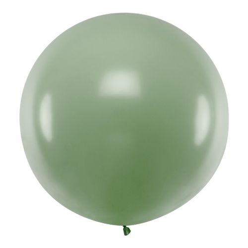 Pastellfarbener Ballon Pastellrosmaringrün (1m)