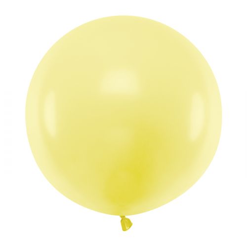 Pastell Ballon gelb (60cm)