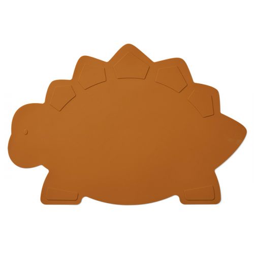 Siliconen placemat Tracy Dino mustard Liewood