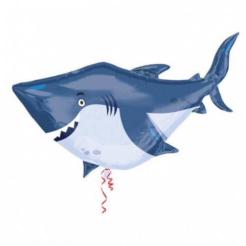 Folieballon haai (101cm)