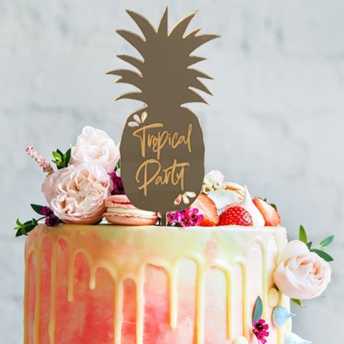 Taarttopper ananas tropical party