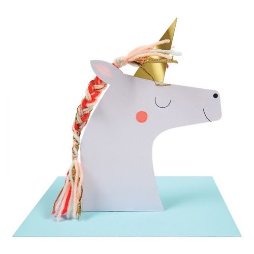 Verjaardagskaart Unicorn Meri Meri