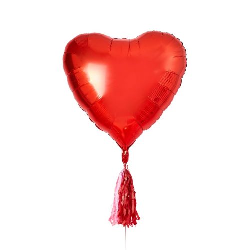 Mega Folienballon Herz rot 80cm Hootyballoo