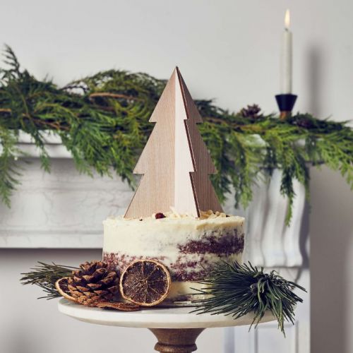 Weihnachtsbaum-Kuchenaufsatz Festive Folklore Hootyballoo