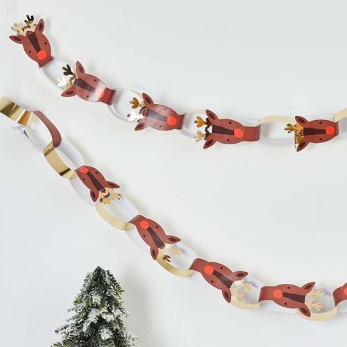Frohe Weihnachten Rentierkettenschlinge Hootyballoo