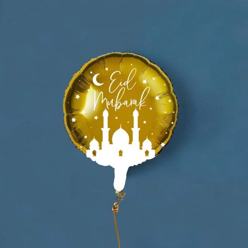 Folienballon Eid Mubarak Hootyballoo