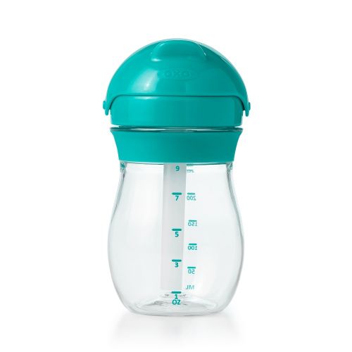 Transitions Strohhalmbecher teal (250 ml) OXO Tot