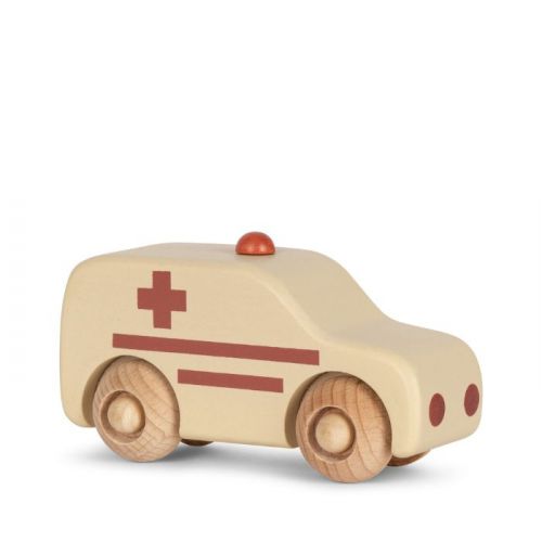 Konges Slojd Krankenwagen aus Holz Natur