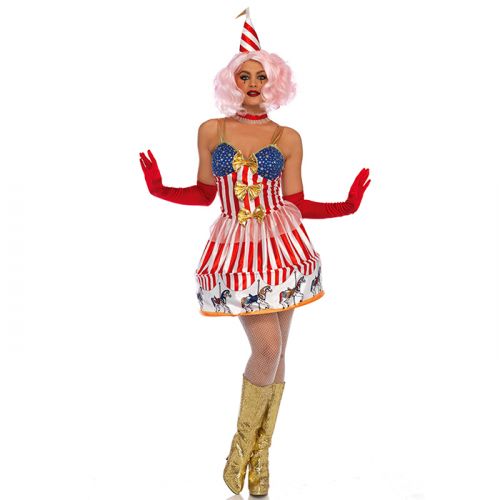 Carousel Clown kostuum dames Leg Avenue