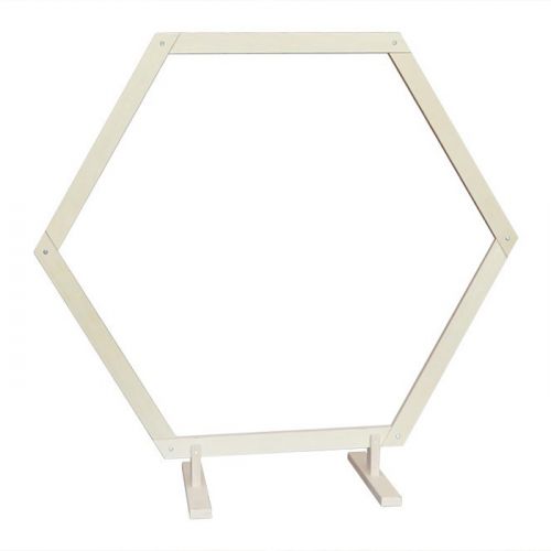 Houten backdrop frame hexagon medium (170cm)