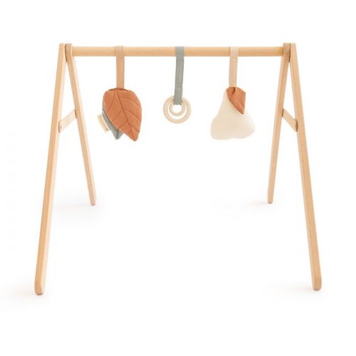 Babyturnhalle aus Holz mit Waldspielzeug Nobodinoz