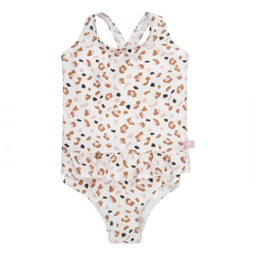 Swim Essentials Badeanzug offwhite khaki leopard