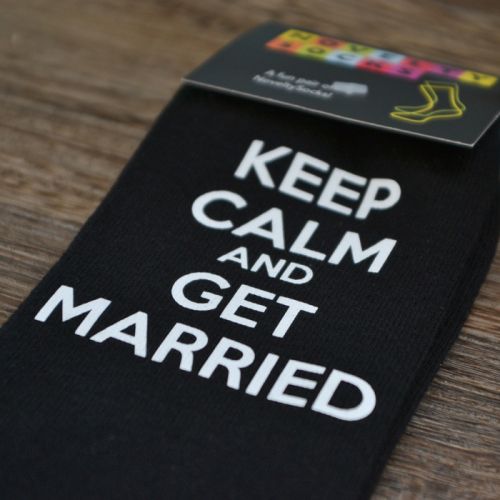 Sokken Keep Calm and Get Married