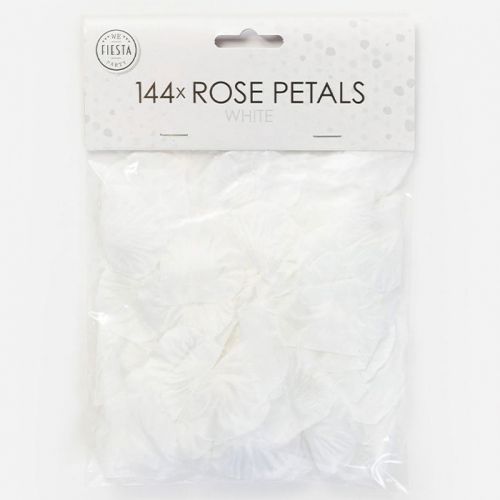 Rosenblütenblätter weiß (144 Stk.)