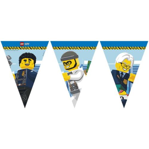 Flaggengirlande Lego City