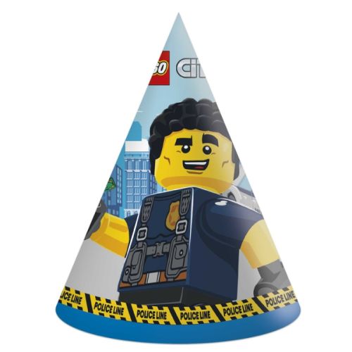 Partyhüte Lego City (6 Stck.)