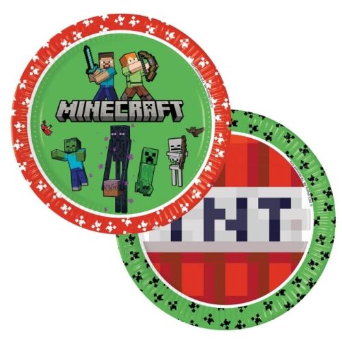 Minecraft Teller (8 Stück)
