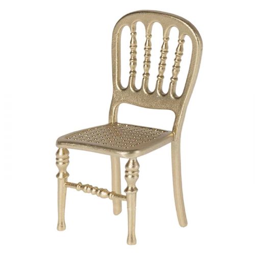 Miniatur-Stuhl gold Maileg