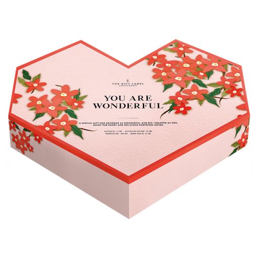 The Gift Label Herz-Geschenkbox You Are Wonderful