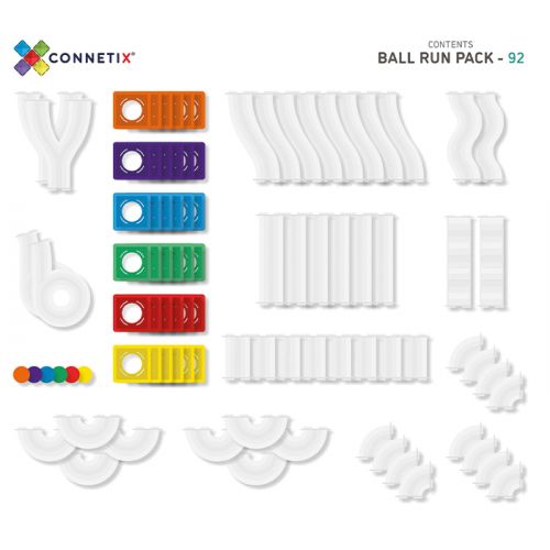 Connetix Tiles Ball Run Pack (92 Stk.)