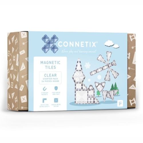 Connetix Tiles Klarsichtpackung (34 Stück)