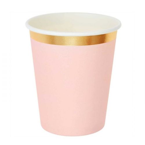 Gold Classic Pink Tassen (10 Stück)