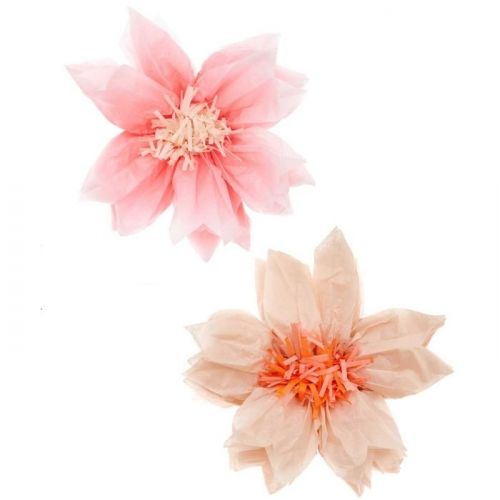 Blumenpompons aus Papier Cherry Blossom 40cm (2 Stück)