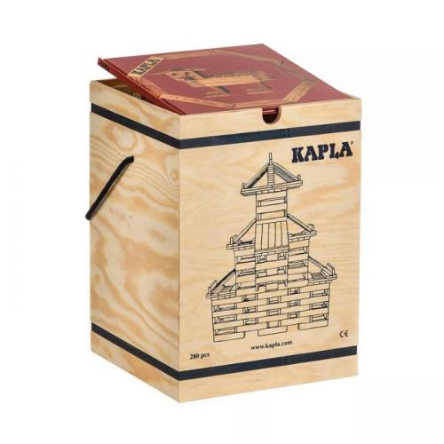 Kapla Schachtel 280 Blanko-Bretter mit Heftchen für Bauanfänger