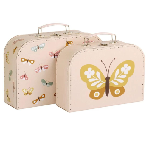 A Little Lovely Company Kofferset Schmetterlinge