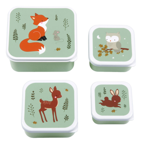 A Little Lovely Company Forest Friends Brotdose und Snackbox