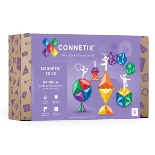 Connetix Tiles rainbow shape expansion pack (36pcs)